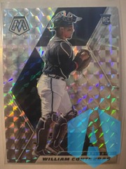 2021 Panini Mosaic RC #201 William Contreras Mosaic Silver Prizm Atlanta Braves